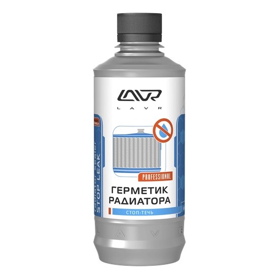 Герметик радиатора "Стоп-течь" экспресс LAVR Stop Leak 310мл  Ln1105