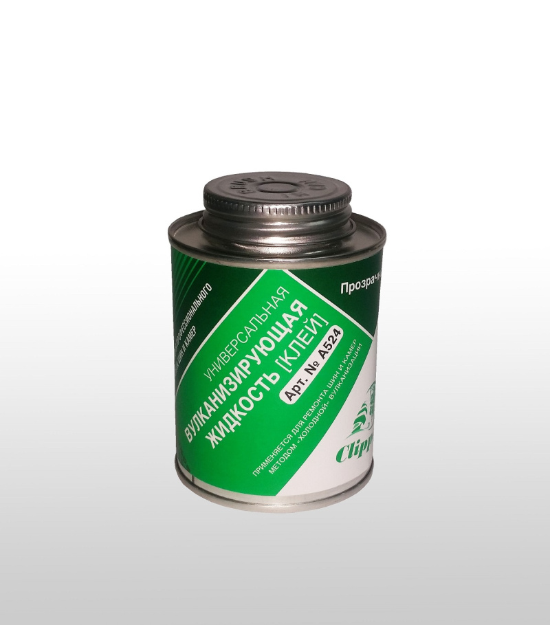 Вулканизирующая жидкость (клей прозрачный) 240мл.Clipper A524