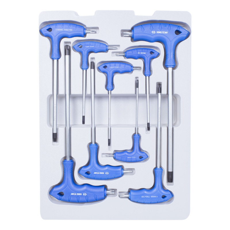 KING TONY Набор ключей Г-образных TORX, T10-T50, 9 предметов  22309PR