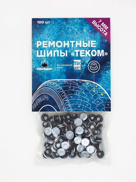 Шип 12-7-2ТР упаковка (250 шт.) ТЕКОМ