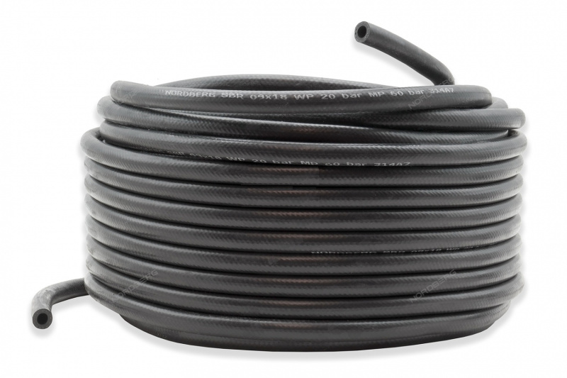 Шланг воздушный резиновый NBR/CR Ø10х18,5мм, 1м. NORDBERG H1018NBR