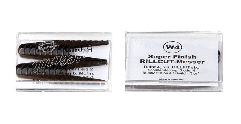 Лезвия для нарезки протектора угловые W-4 (20шт) RILLCUT S145/W-4