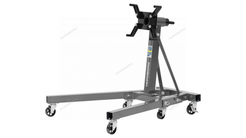 Стенд для ремонта двигателя складной, 900 кг, серый N3009(G)