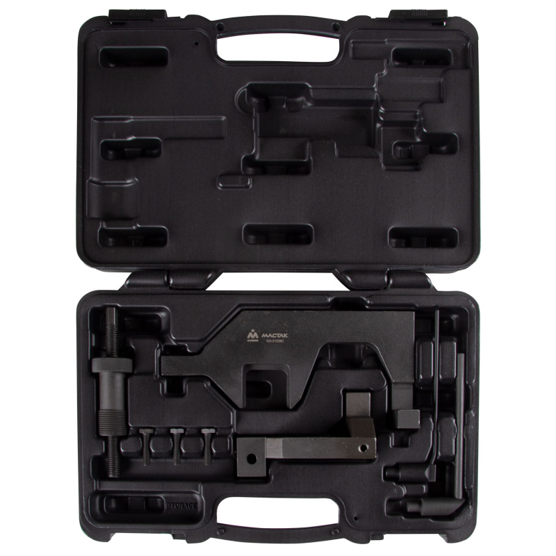 МАСТАК Набор фиксаторов распредвала / коленвала, BMW N13/N18, кейс, 8 предметов 103-21228C