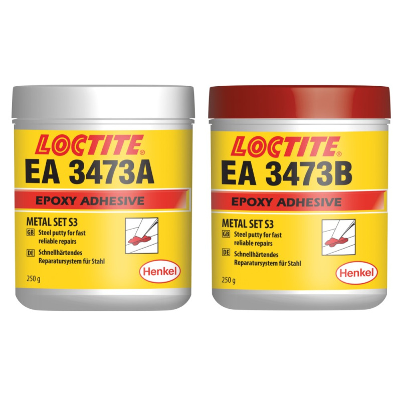Сталенаполненый жидкий состав, ускоренная полимеризация LOCTITE EA 3473 500G 2х250 г 229174