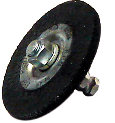 Щетка ROSSVIK обрезиненная с быстросъемом, 75х6мм  BR.75.Q.